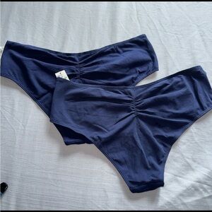 NWT Aerie Ruched Panty Bundle XL